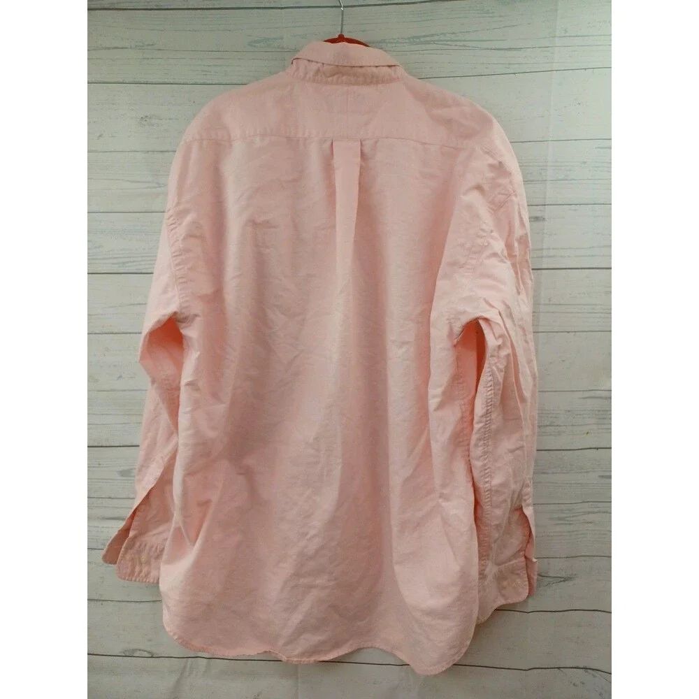 Polo Ralph Lauren Yarmouth Oxford Button Down Shirt Men's 18.5 Pink Cotton